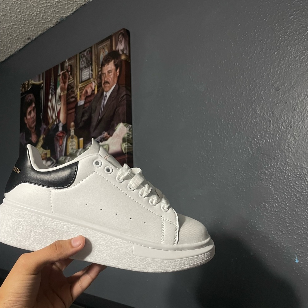 White and Black Sneakers